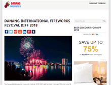 Tablet Screenshot of danangfireworks.com